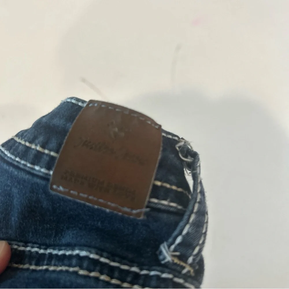 Justice Jeans‎ Kids Simply Low Y2K Skinny Jeans Western Cowgirl Size 12S Girls